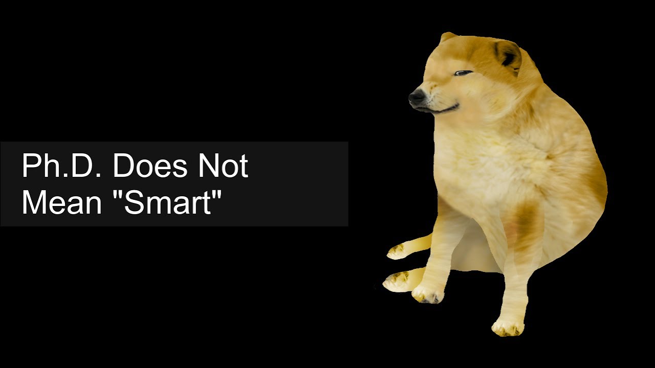 Ph.D. Does Not Mean 