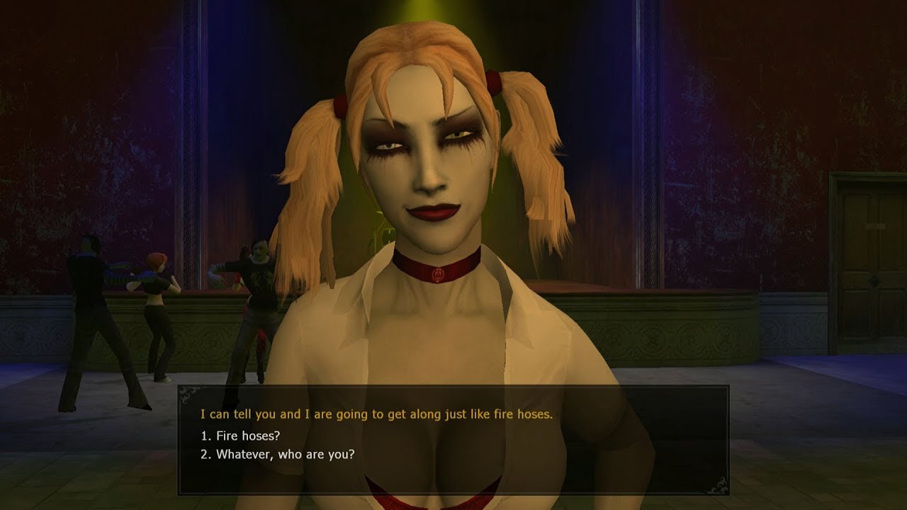 Vampire: The Masquerade Bloodines Jeanette/Therese All Outcomes & Romance
