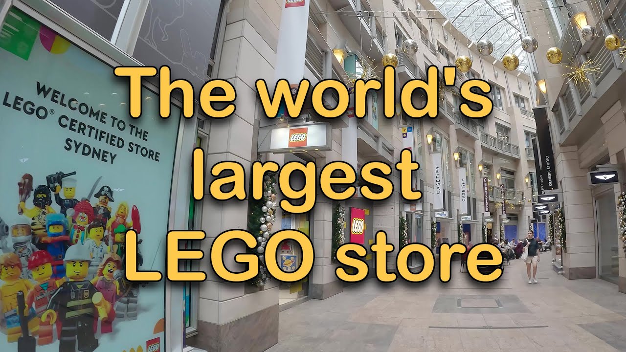 The world's largest LEGO store, Sydney, Australia
