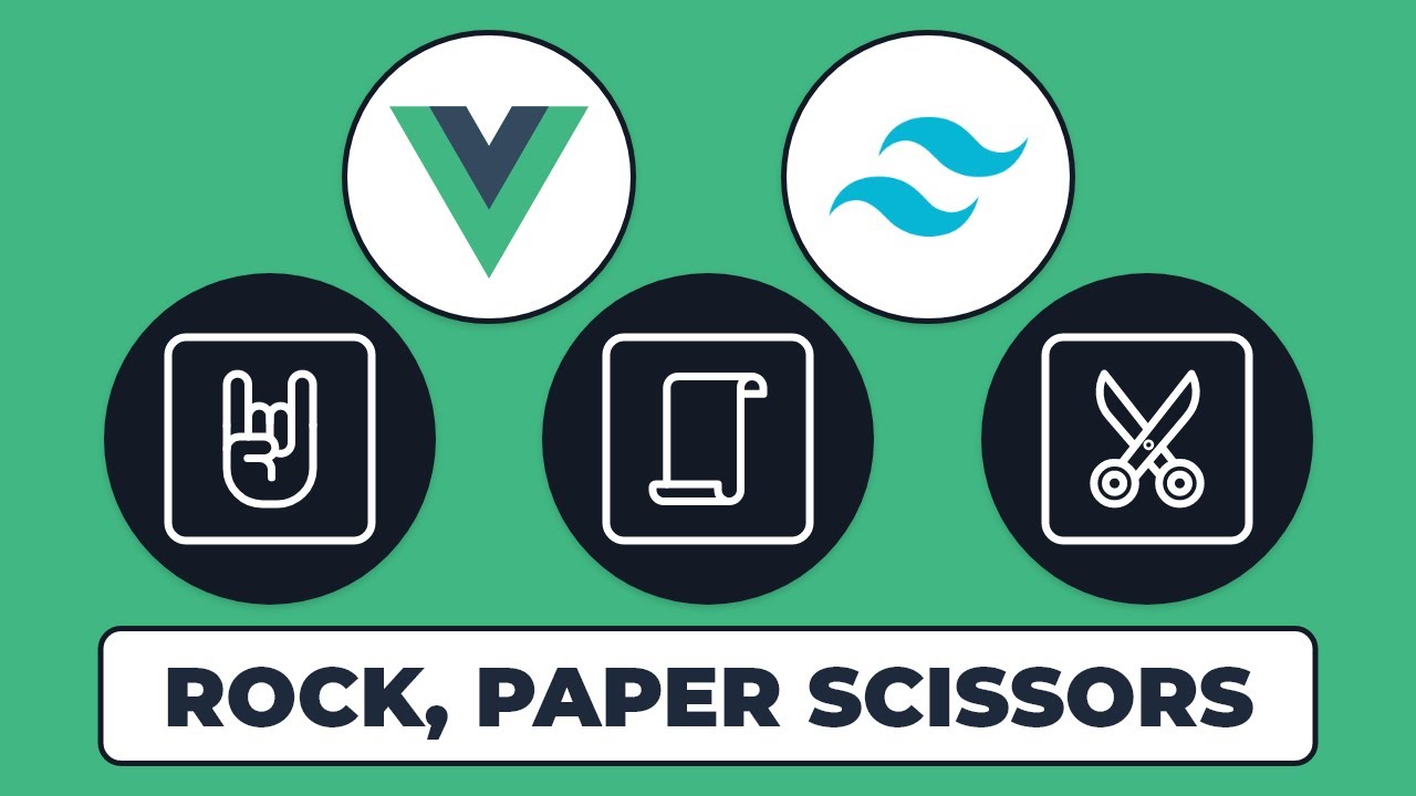 Build a Rock, Paper, Scissors Game in Vue JS | Vue 3 Composition Project Tutorial