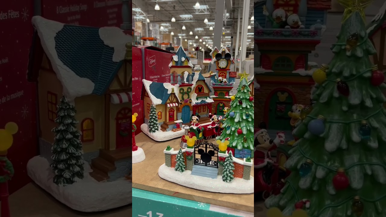 Costco Christmas collections 3 Disney Holiday village  