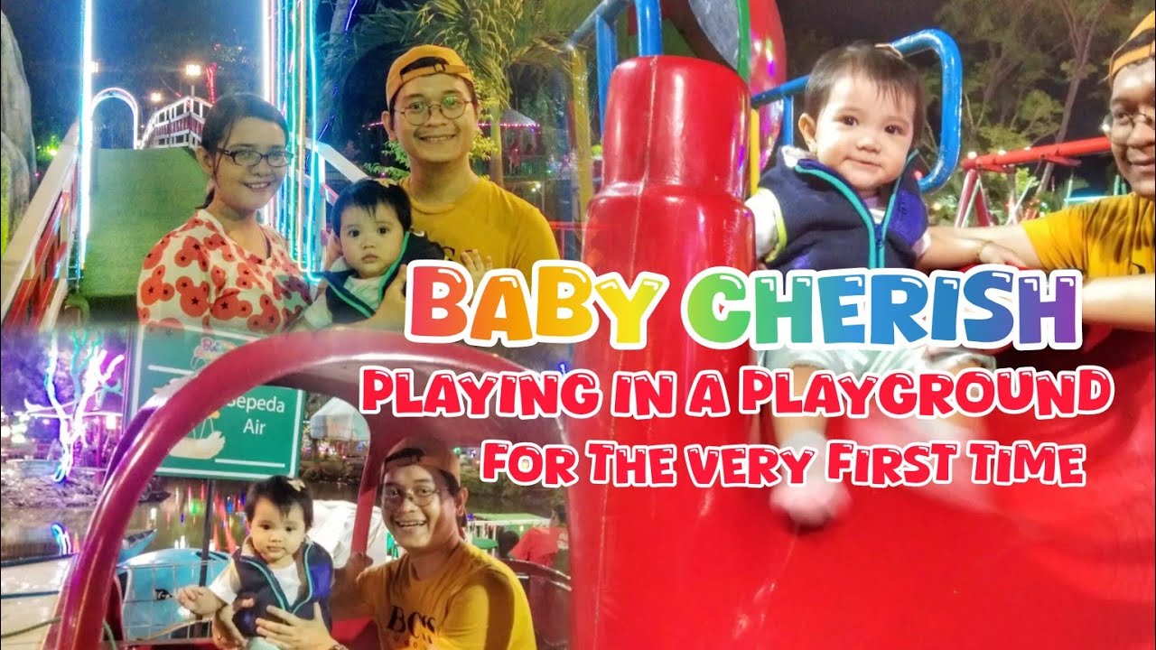 Baby Cherish Went To Playground For The Very First Time