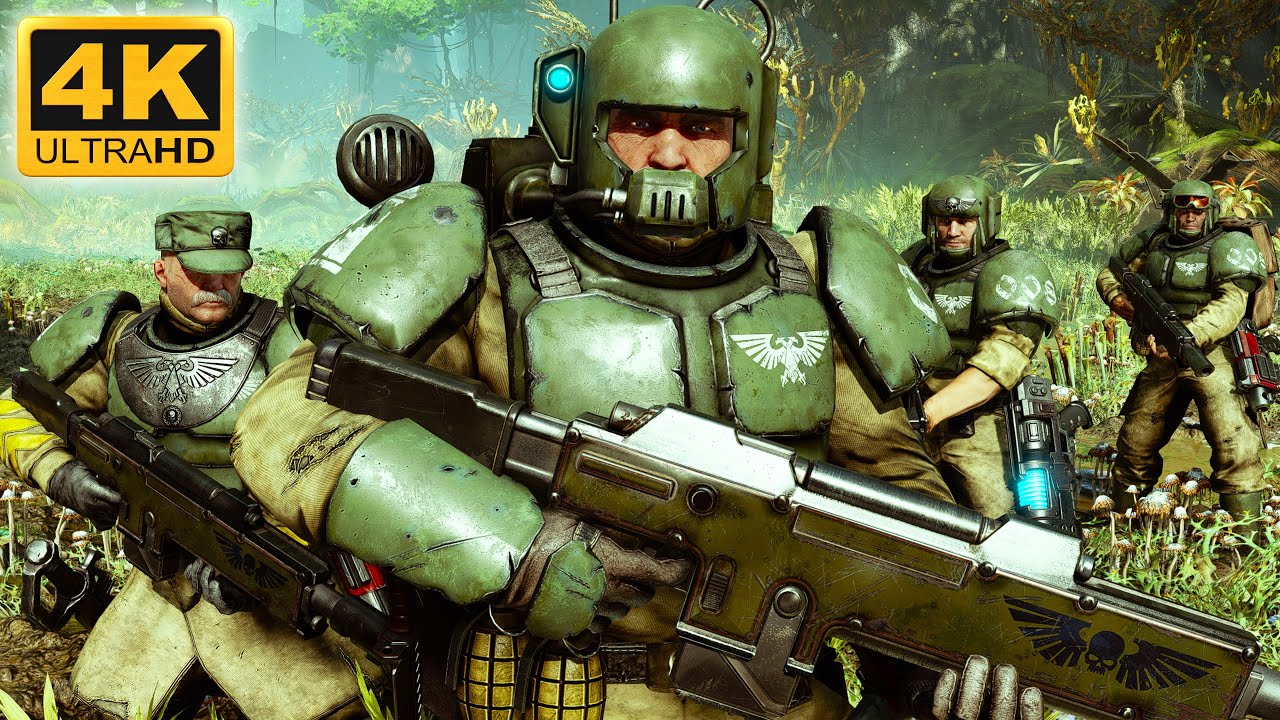 PLAYABLE IMPERIAL GUARD MOD! Astra Militarum vs Tyranids - Warhammer 40k: Space Marine 2 (4K)