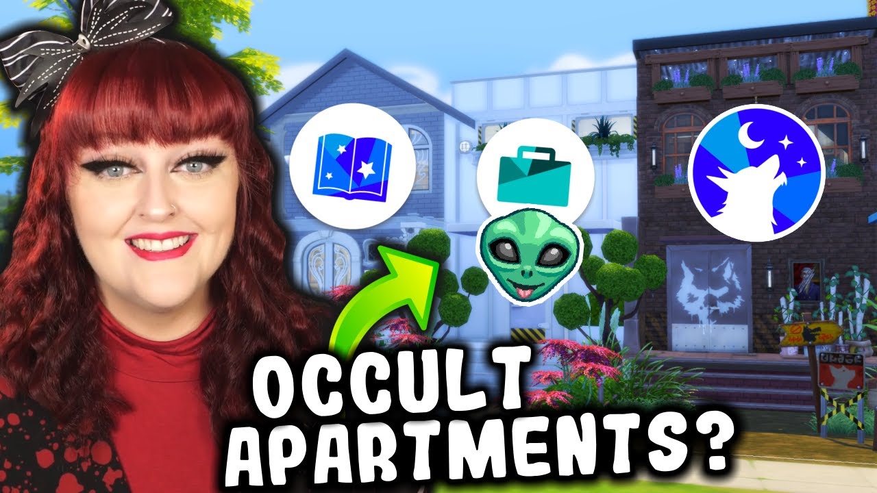 The Sims 4 but each Townhouse is a different Occult...