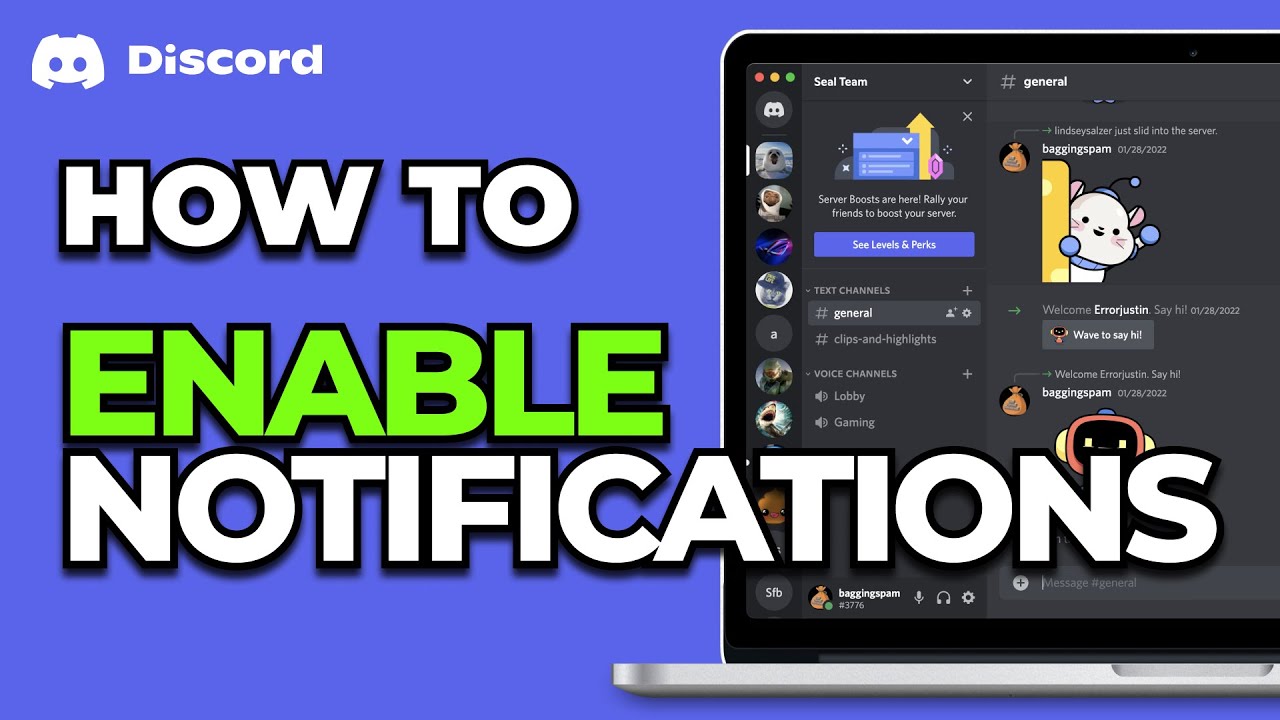 How To Enable Notifications on Discord