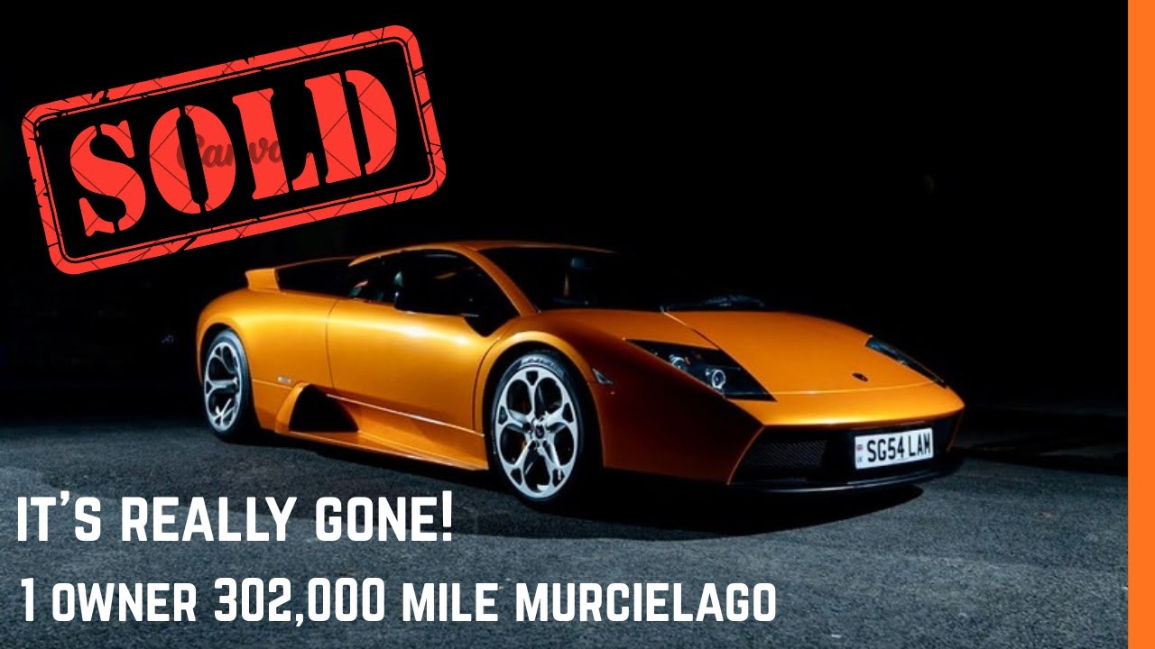 Наш единственный владелец Lamborghini Murcielago с пробегом 302 000 миль (Evo) ушел!
