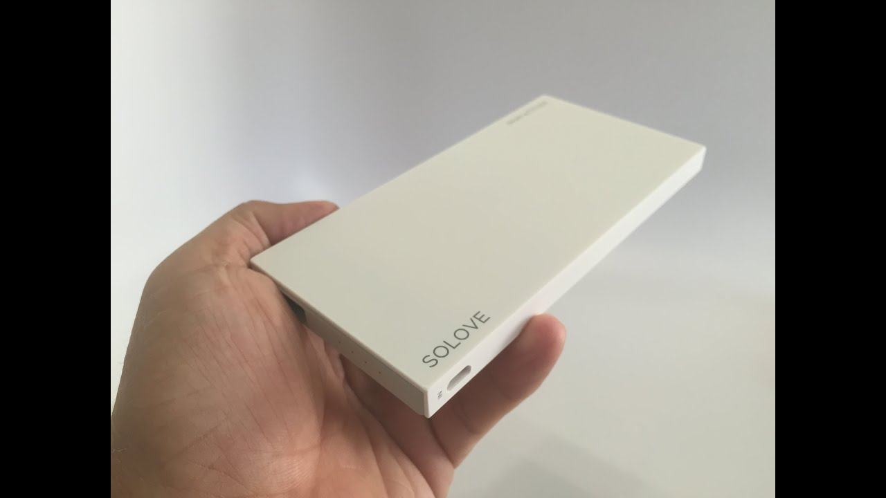 GranVela SOLOVE 8000mAh Ultra-thin High Capacity Portable Power Bank External Battery