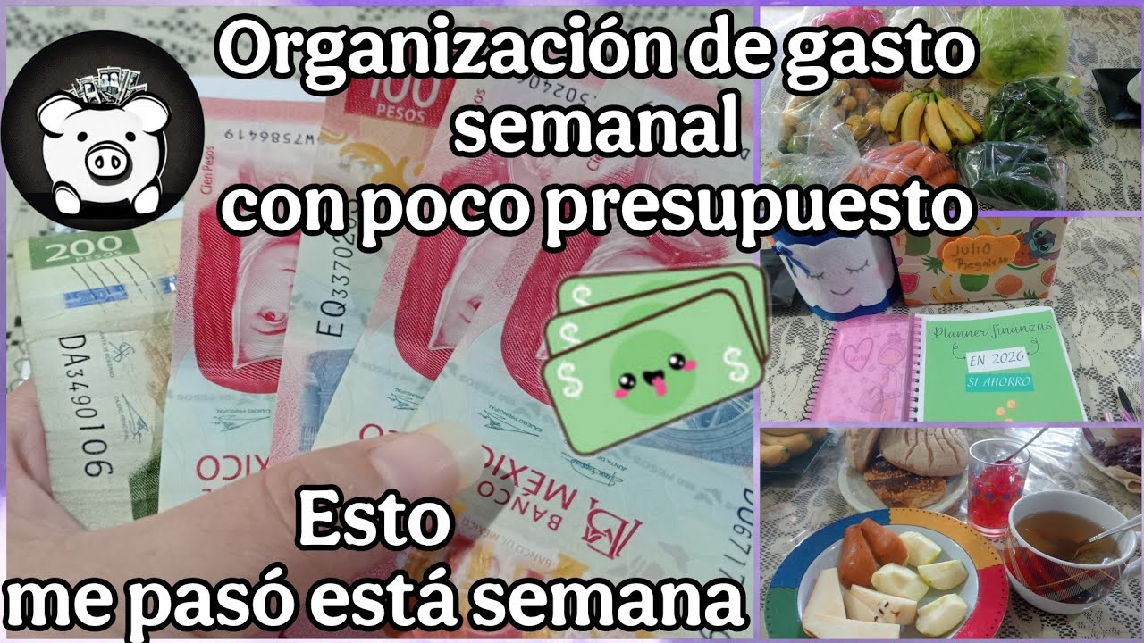 ORGANIZACIÓN DEL GASTO💵 AMA DE CASA NI ENFERMA DESCANSA PARA CONSEGUIR SUS METAS CON SU PRESUPUESTO 
