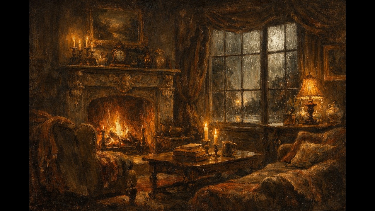 Soft Watercolour Living Room Atmosphere