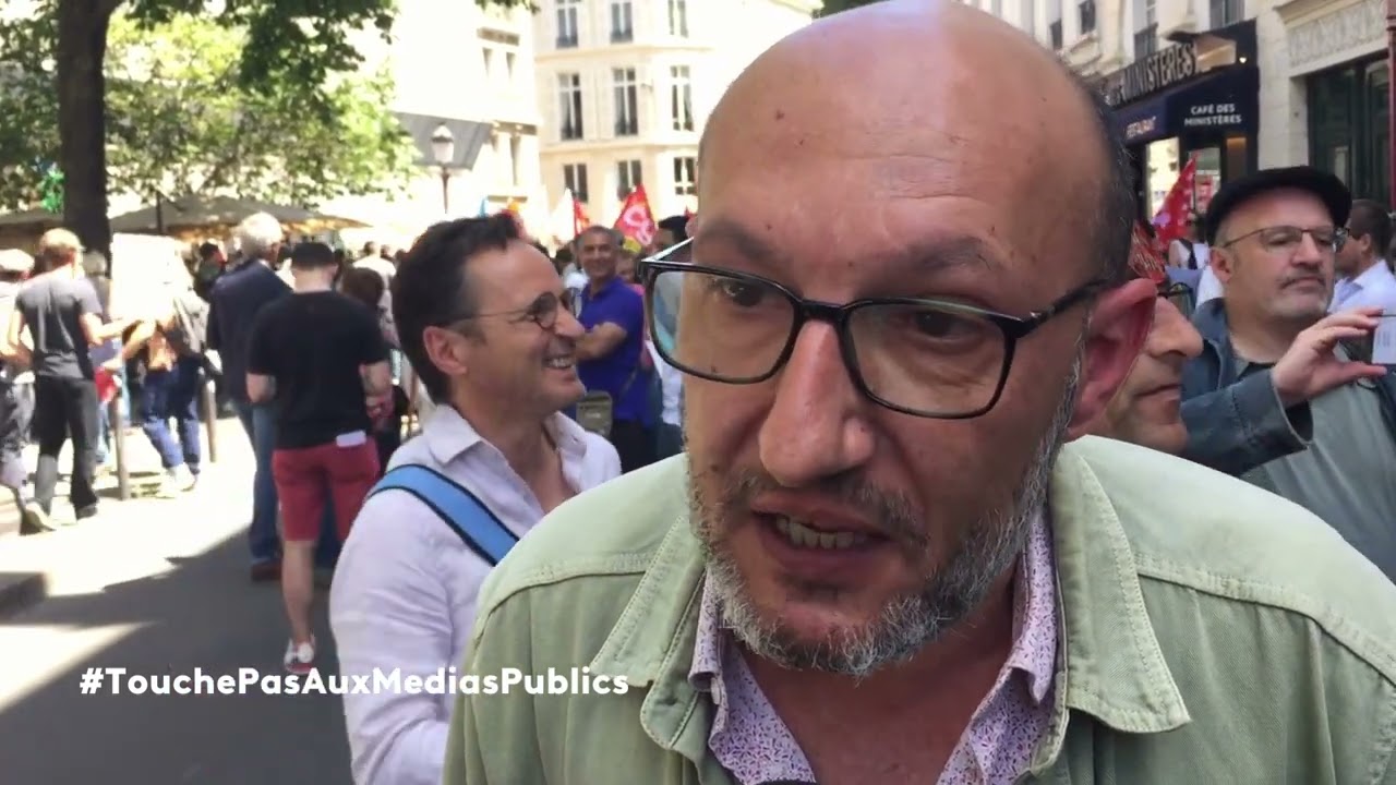 Emmanuel Vire, secr&eacute;taire g&eacute;n&eacute;ral SNJ CGT : 