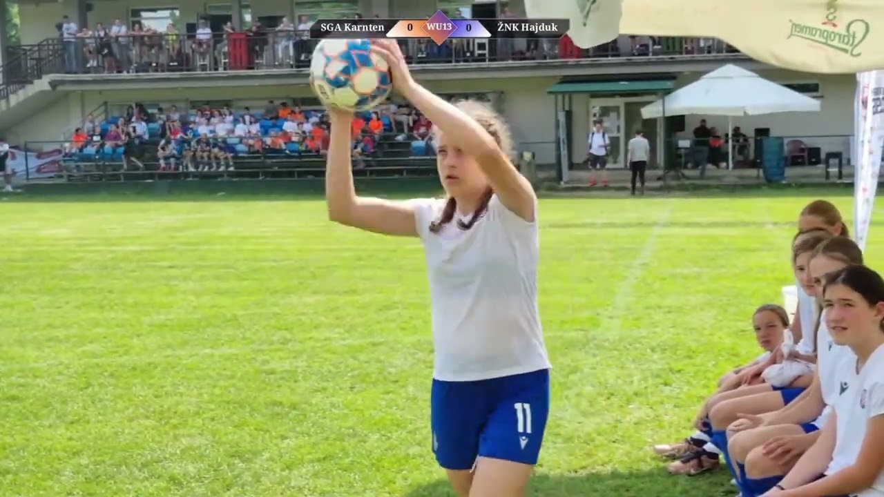 Girls Trophy U13 2023; 3  mjesto; SGA Karnten WU13 - Žnk Hajduk Split WU13 1-0