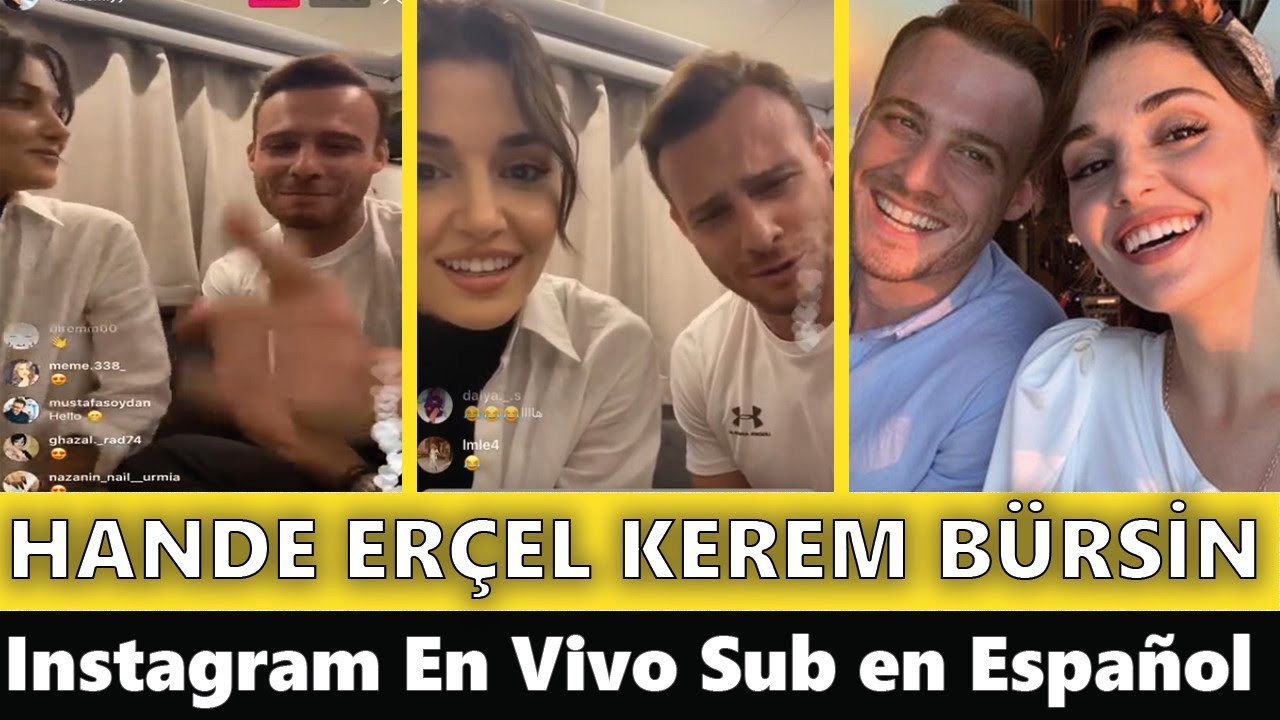 Hande Erçel y Kerem Bürsin En Vivo Subtitulado En Español con Su Voz Original | Sen Çal Kapımı