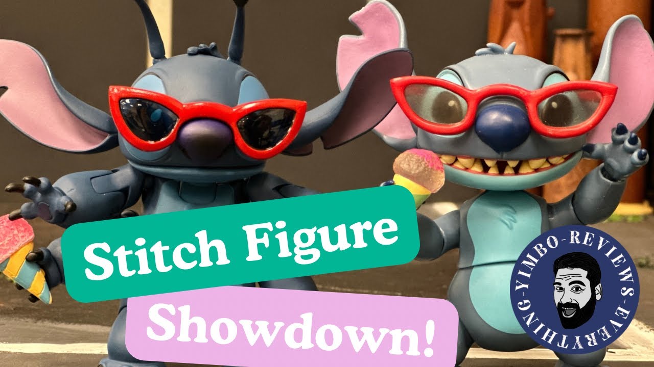 Stitch Action Figure Showdown! Super7 vs Revoltech!