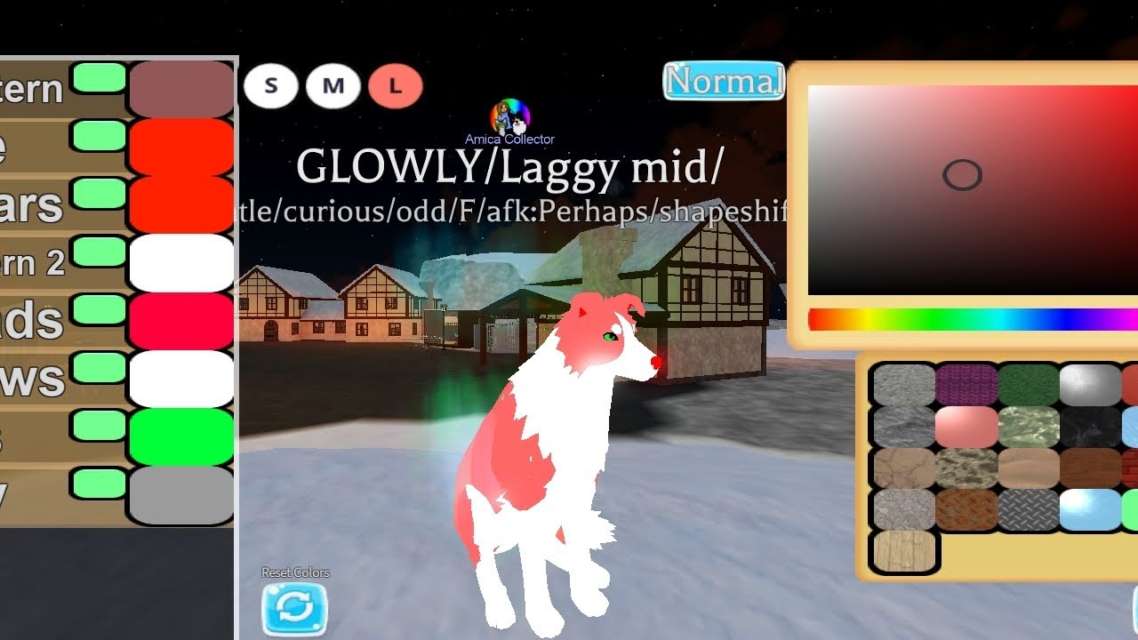 Making my Border dog neon!(Farm World)