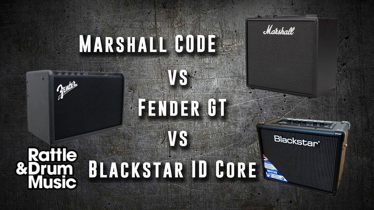Marshall CODE vs Fender GT vs Blackstar ID Core - Digital Amp Shootout