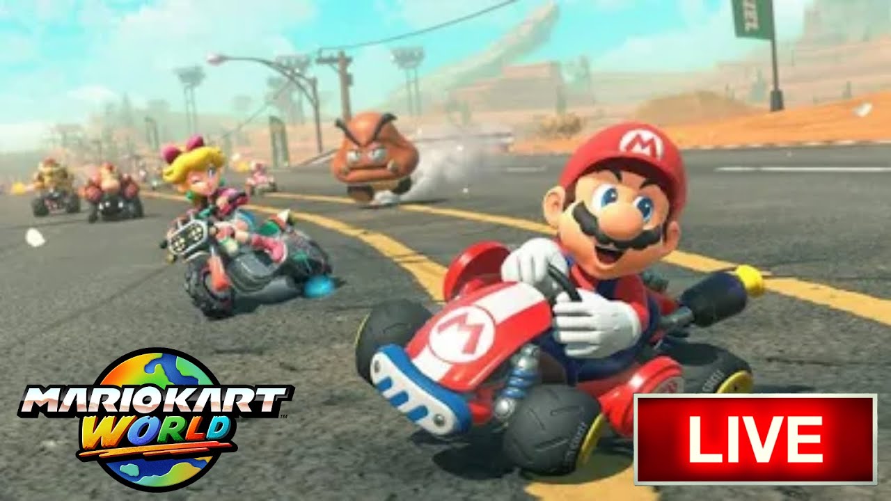 Mario Kart World Por Primera Vez EN VIVO Con La Nintendo Switch 2 #mariokartworld #nintendo