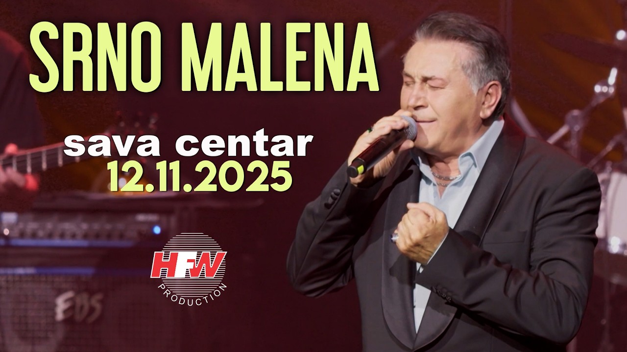 HALID MUSLIMOVIĆ - SRNO MALENA - LIVE - ( 12.11.25. SAVA CENTAR )