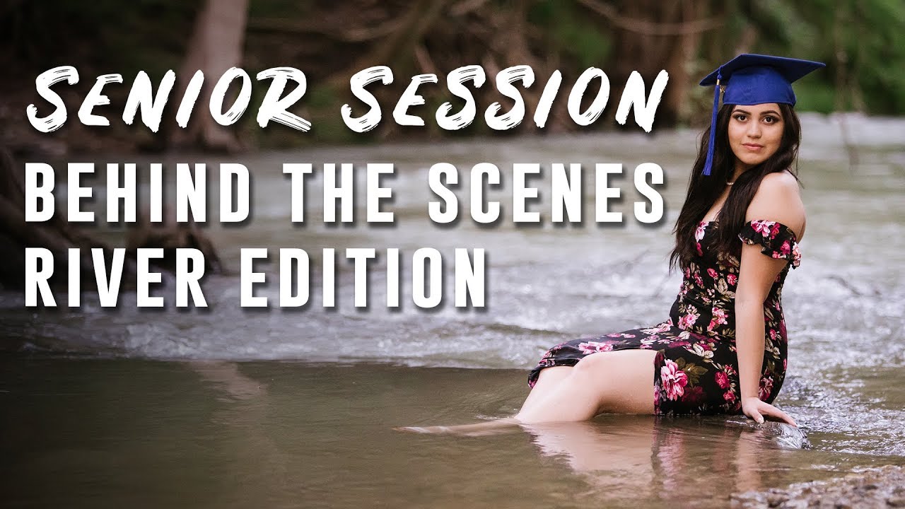 Senior Portraits Behind The Scenes | Senior Portrait Photography posing ideas | Natural Light A7III