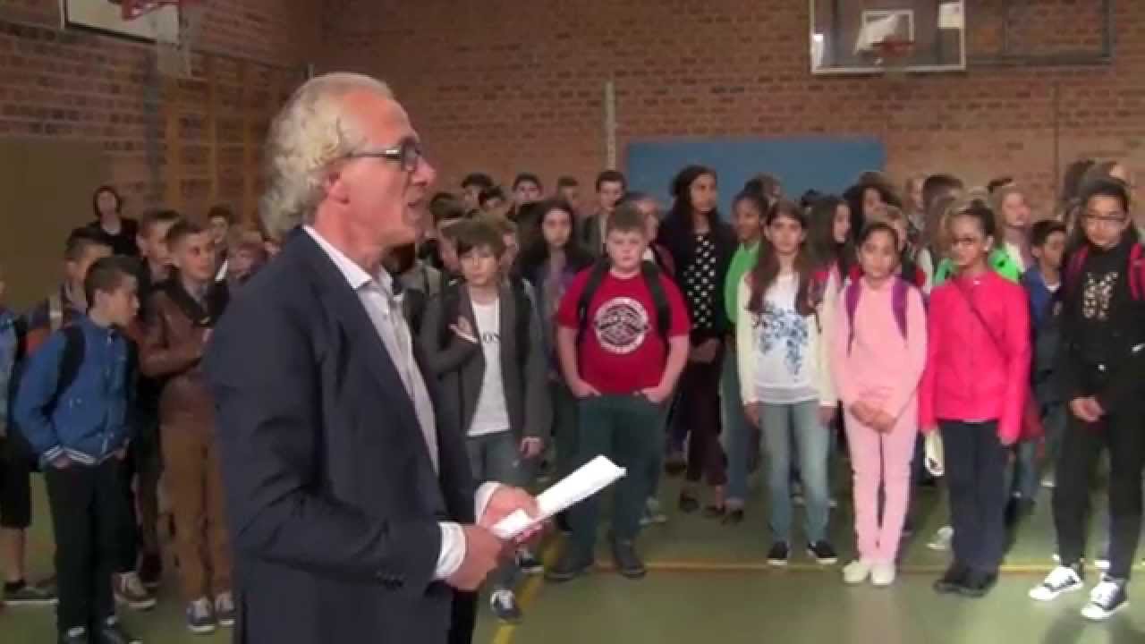 De eerste schooldag - 1 september 2014 - Spectrumcollege Middenschool Sint-Jan Beringen
