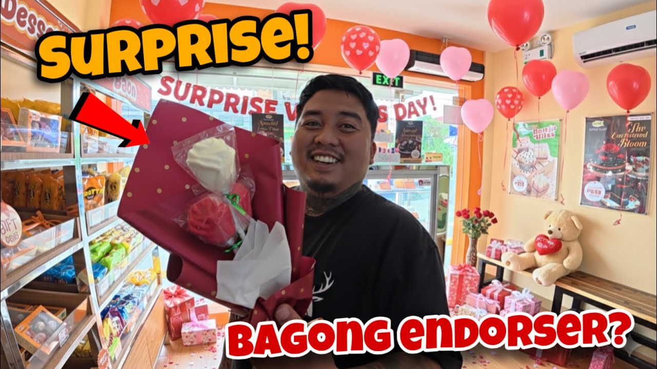 SURPRISE VALENTINES GIFT I NGAYON LANG AKO NAKIKILALA NG GANTONG TAO ? 😱