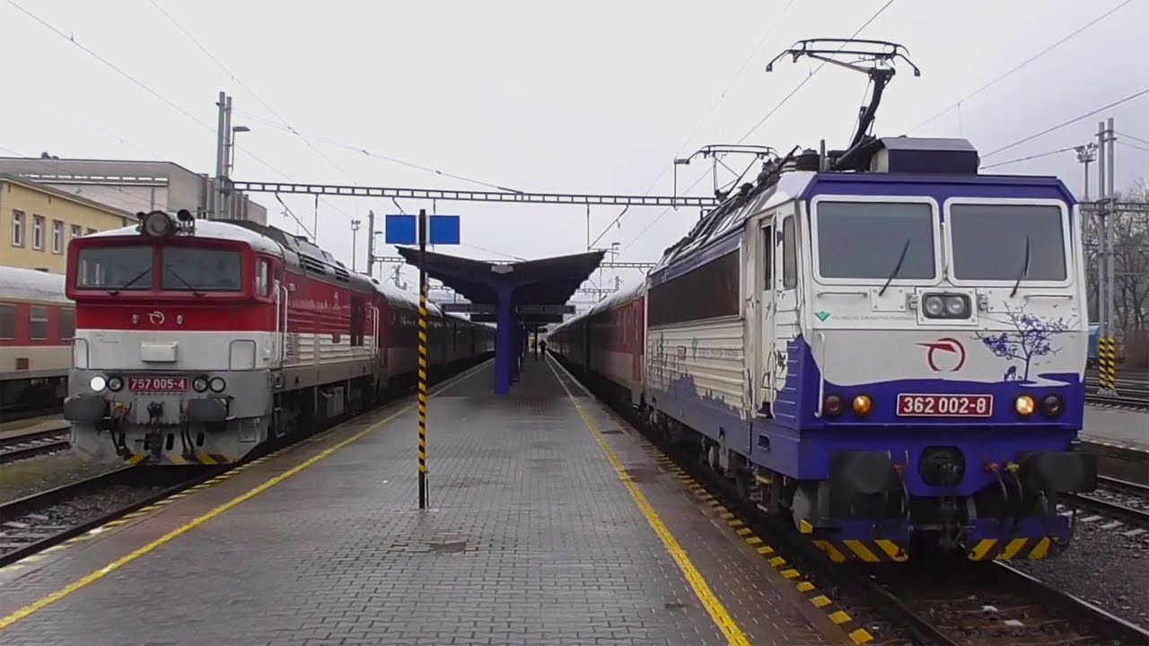 Vlaky Banská Bystrica (SK) - 19.2.2016 / Trains in Banská Bystrica, Slovakia