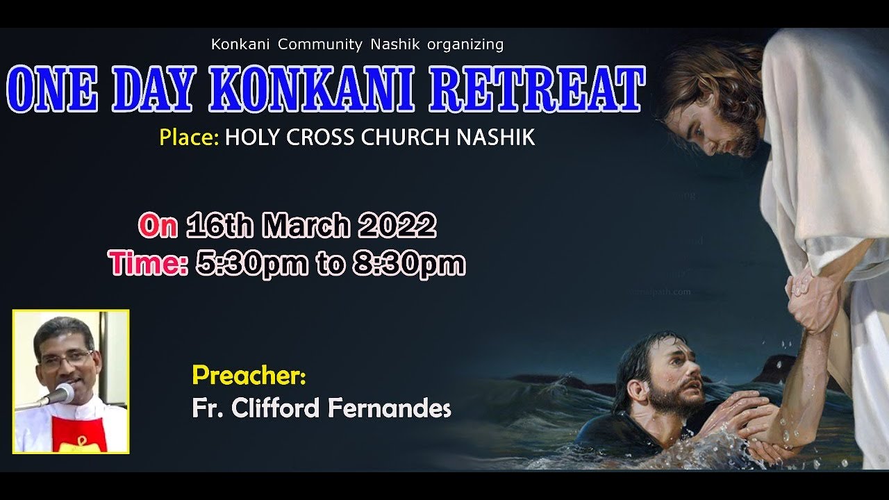 Holy Mass || Lenten Konkani Retreat ||  Fr. Clifford Fernandes || Holy Cross Church Nashik |