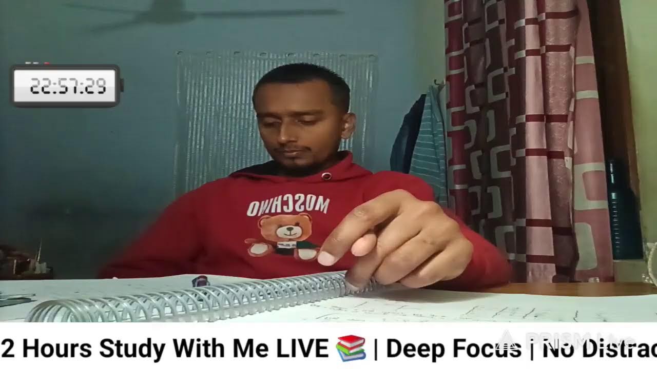 2 Hours Live Study With Me 📚 | Day 3/60 | Focus • Discipline • Consistency ( part 2 )