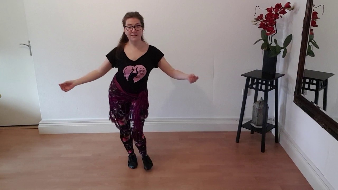 Belly dance improvisation exercise and drill