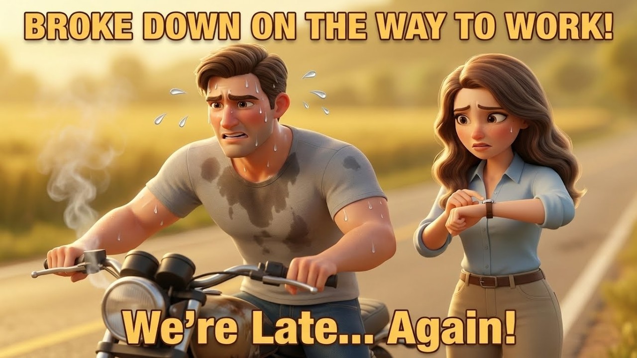 Cute couple - Late to Work Together — But Still in Love |Emotion short film