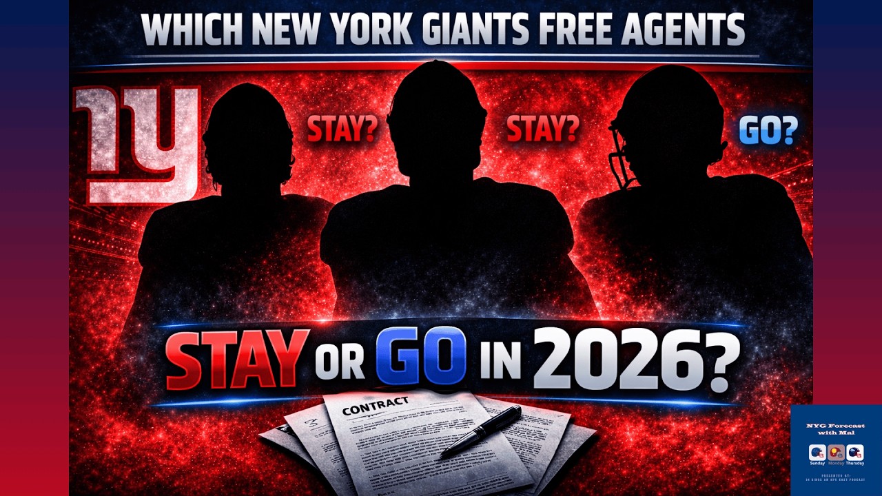 Which New York Giants Free Agents Stay or Go in 2026