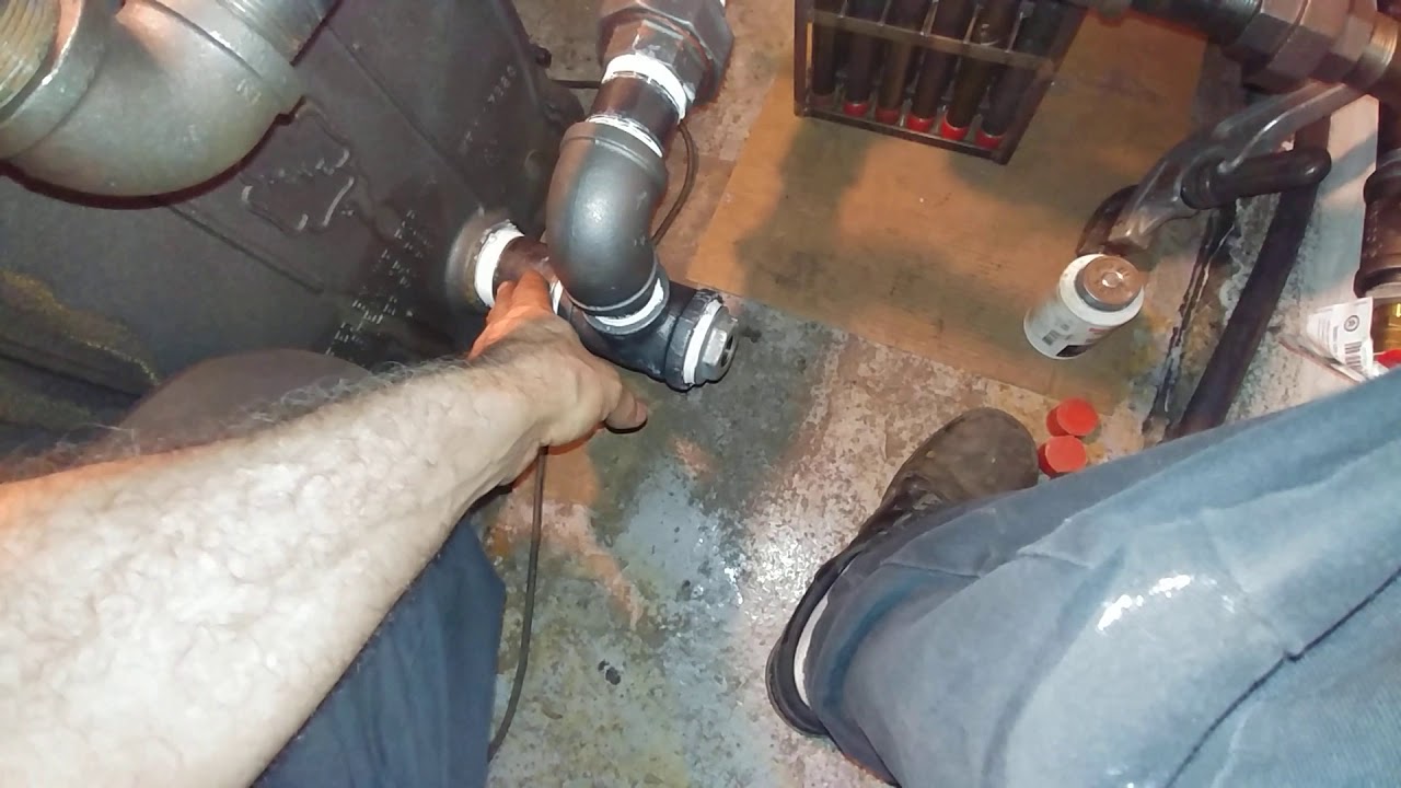 Equalizer Line, Hartford Loop, Wet Return, Drip Line Rough-In on a Steam Boiler Install