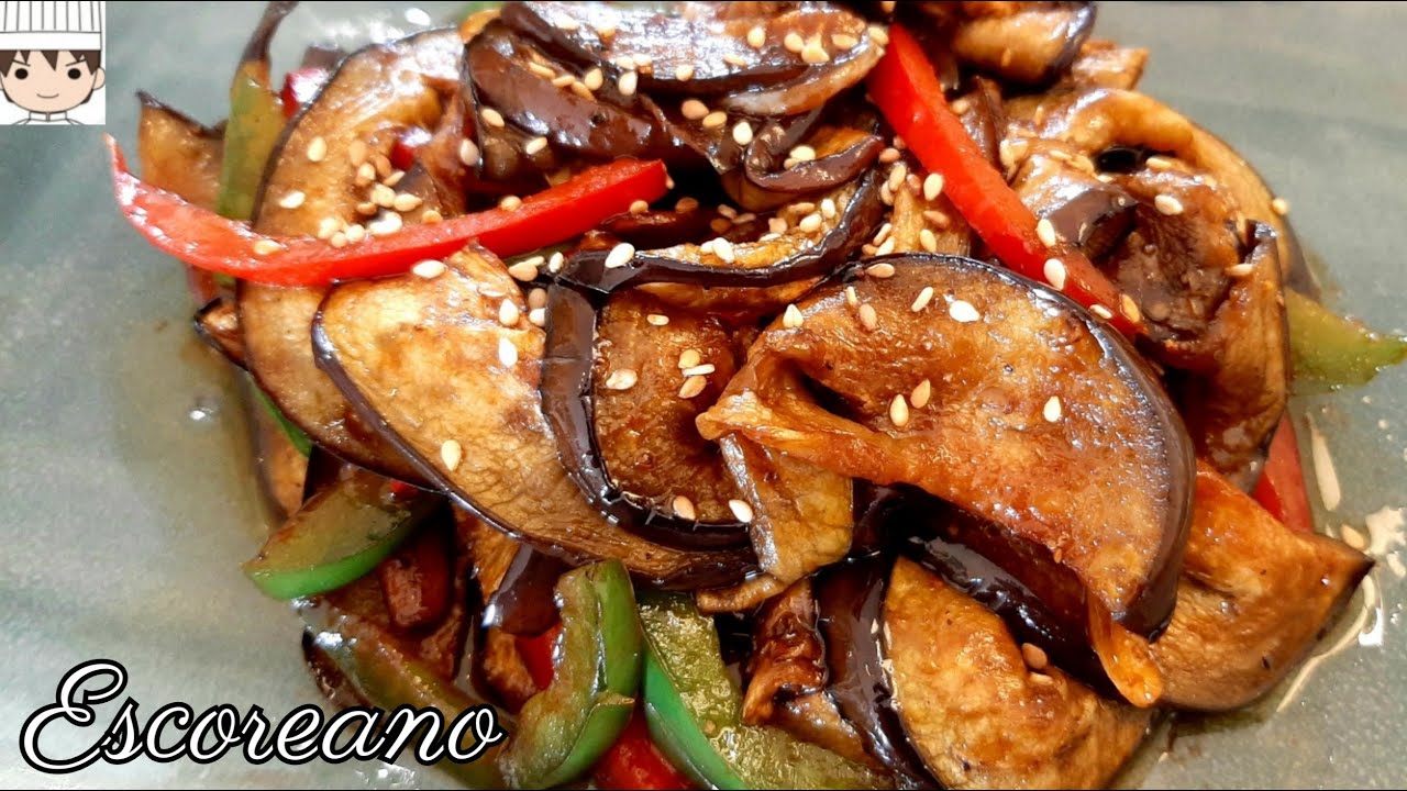 🍆[Berenjena Salteada] que es más deliciosa que la Carne [SUB]