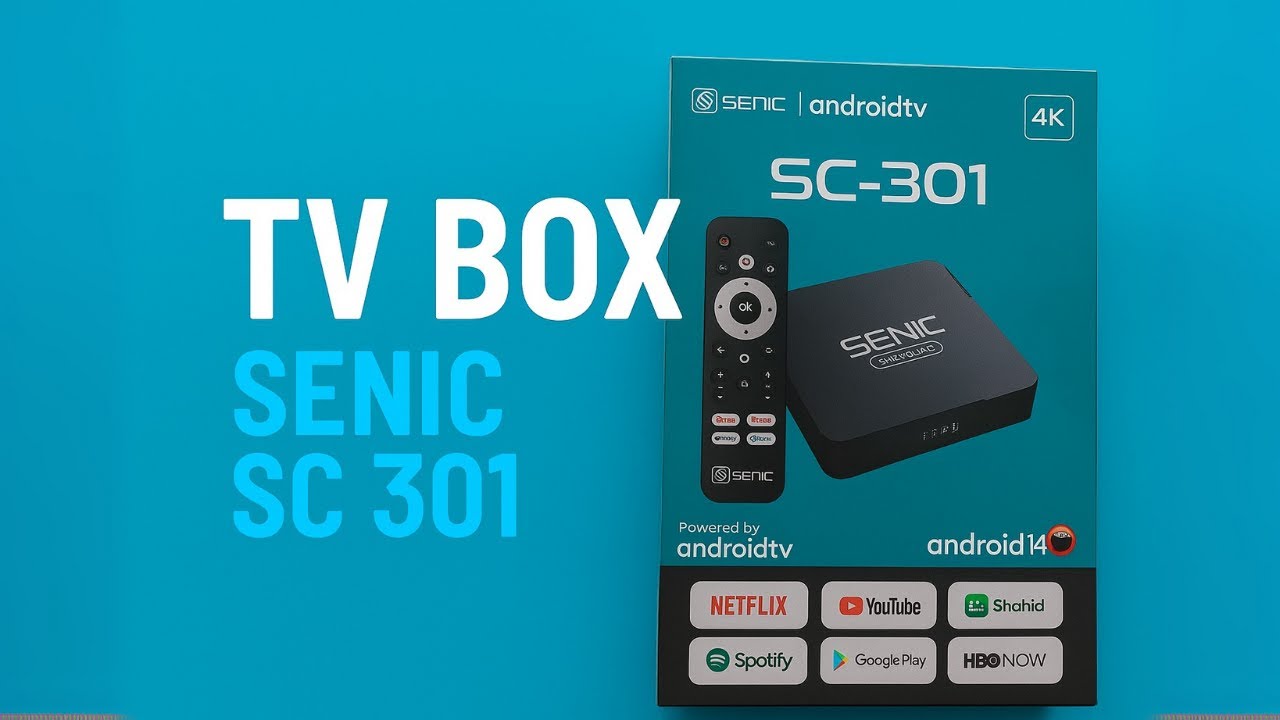 حول تلفازك إلى شاشة ذكية مع SENIC SC301 TV Box  أقوى مراجعة شاملة + اشتراك مجاني سنة
