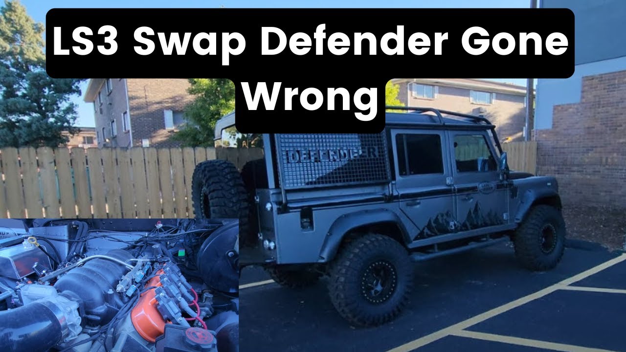 Defender 110 LS3 Motor Swap Gone Wrong Detailed Video on Mechanicals