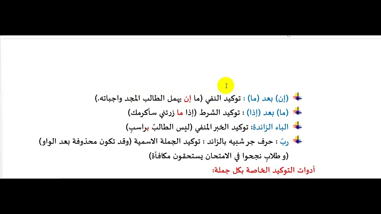 أسلوب التوكيد ( أدواته- طريقة التوكيد- حكمه- توكيد الأفعال الخمسة) | فادي قطّاع