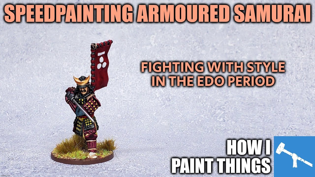 Painting Fireforge Samurai - Pre-Shade & Speedpaints [How I Paint Things]