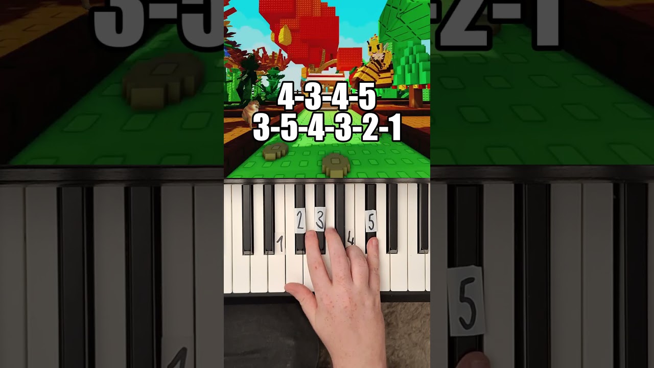 Grow A Garden Theme Piano Tutorial #shorts