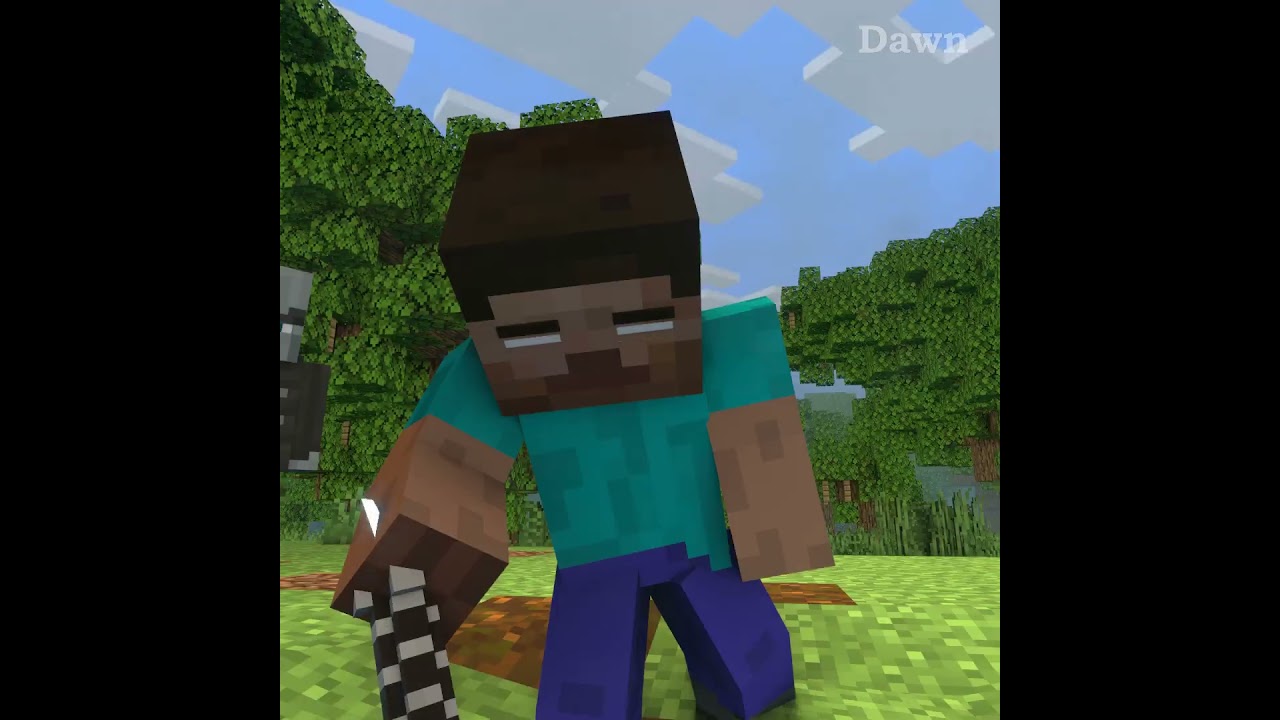 When Herobrine Wasn't the Main #funny #shorts