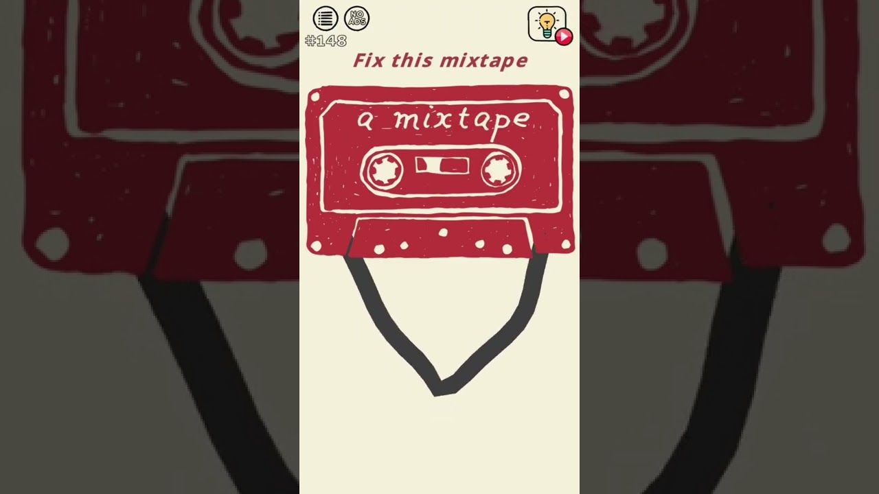 Fix This Mixtape | Brain Wash Game Level 148 Solution