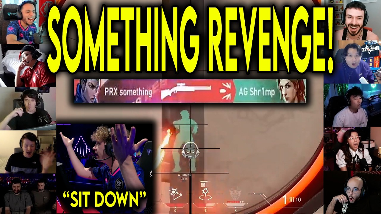 Valorant Streamers React To PRX Something TRASH TALKING AG Shrimp Mid ROUND After Killing Him😂