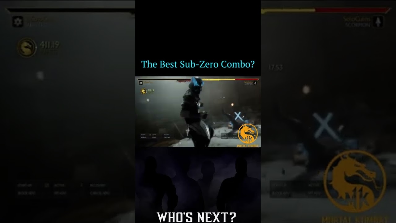 Sub-Zero Combo In Mortal Kombat 11