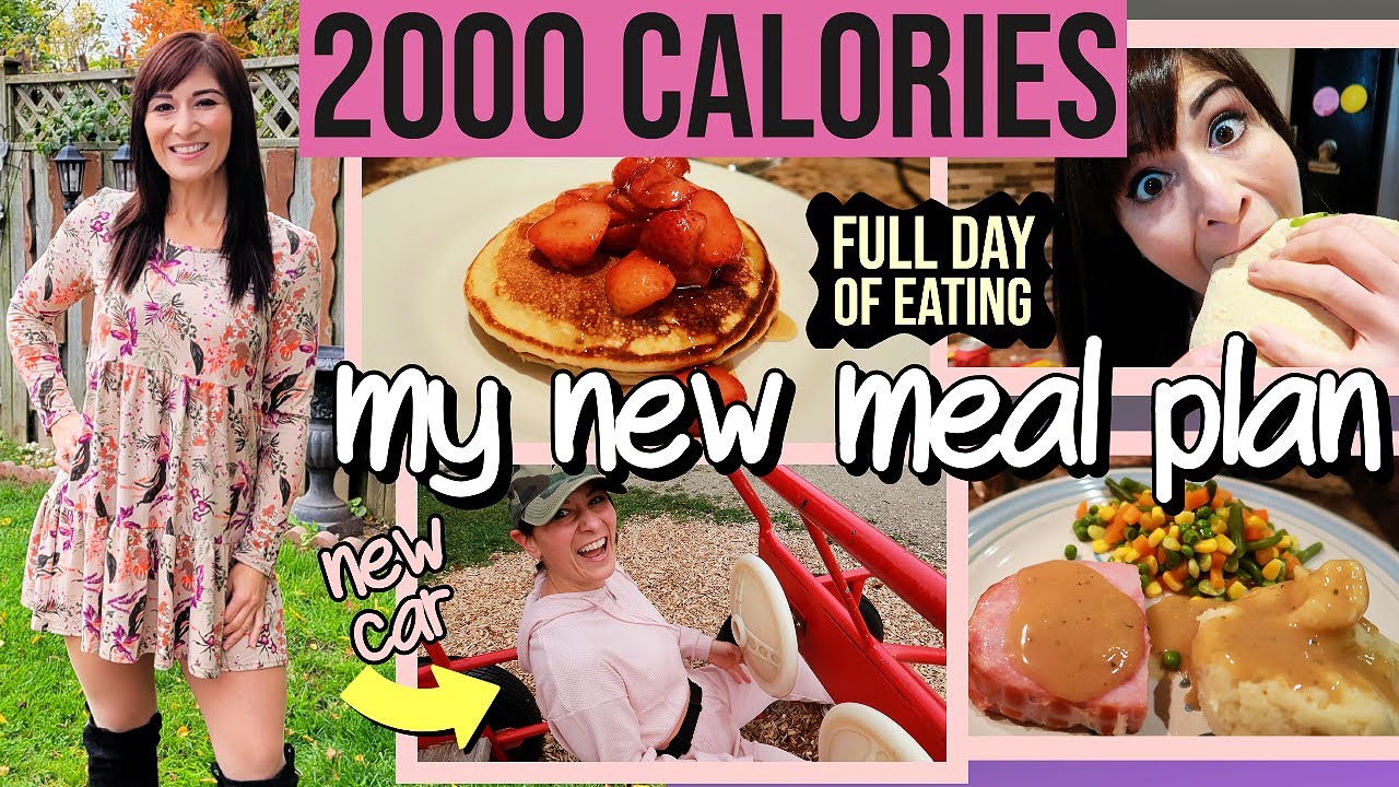 What I Eat In A Day for REALISTIC WEIGHT LOSS (My New 2000 Calorie Meal Plan)