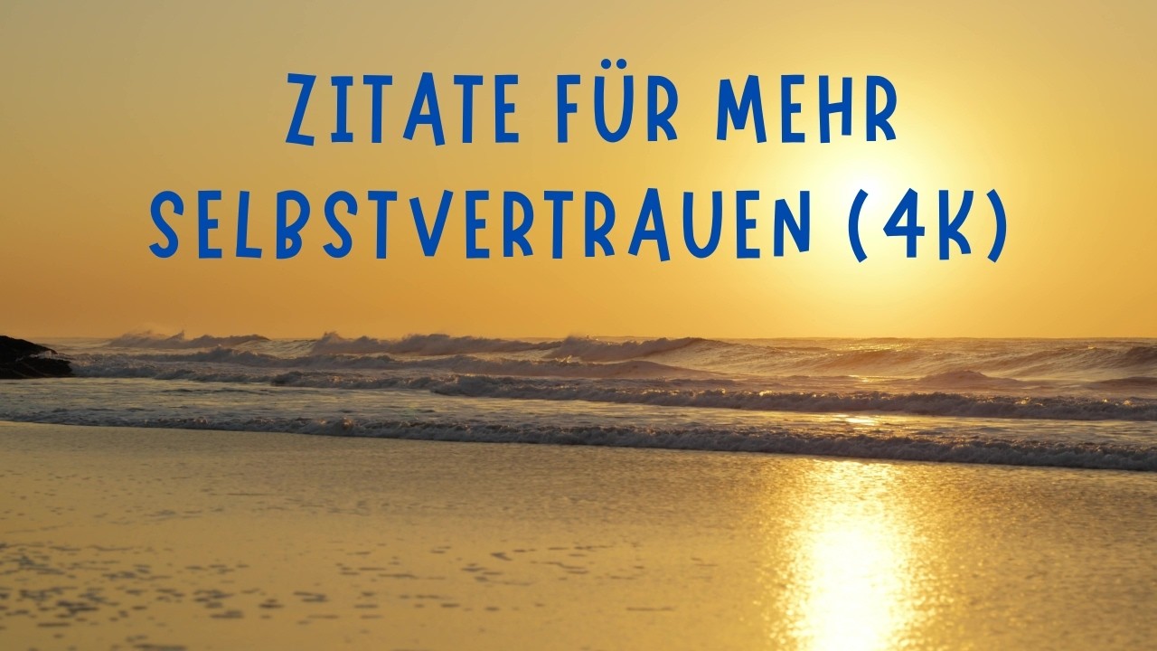 Die stille Kraft in dir | Inspirierende Zitate für mehr Selbstvertrauen (4K) #weisheiten #sprüche