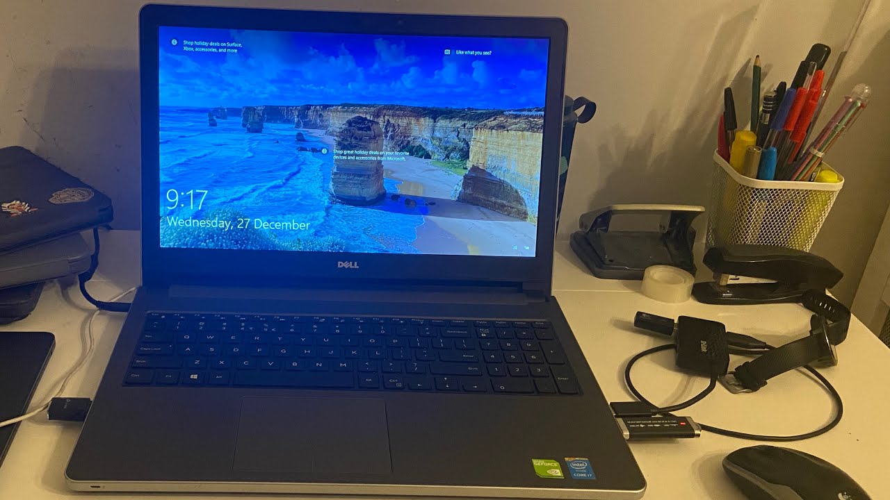 Dell Inspiron 5558 thermal paste swap and fan clean. After 4 years of sitting. #dellinspiron15