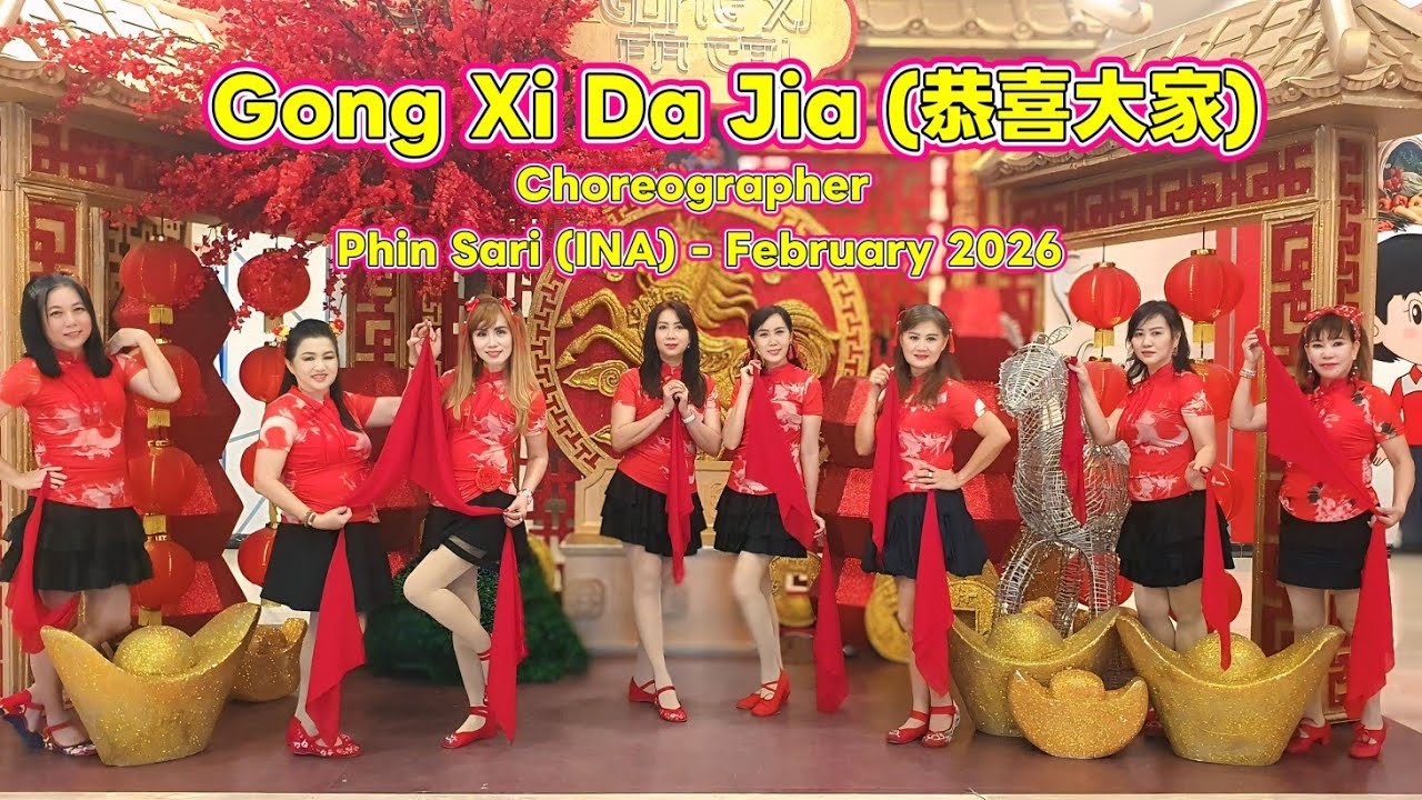 Gong Xi Da Jia (恭喜大家) // Line Dance 