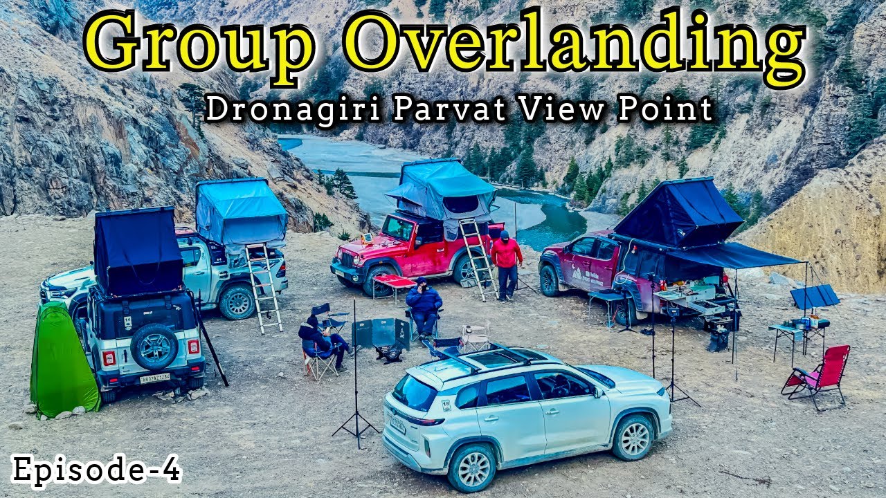Group Camping at DRONAGIRI PARVAT View Point | #campinginindia | @RidingwithPeace