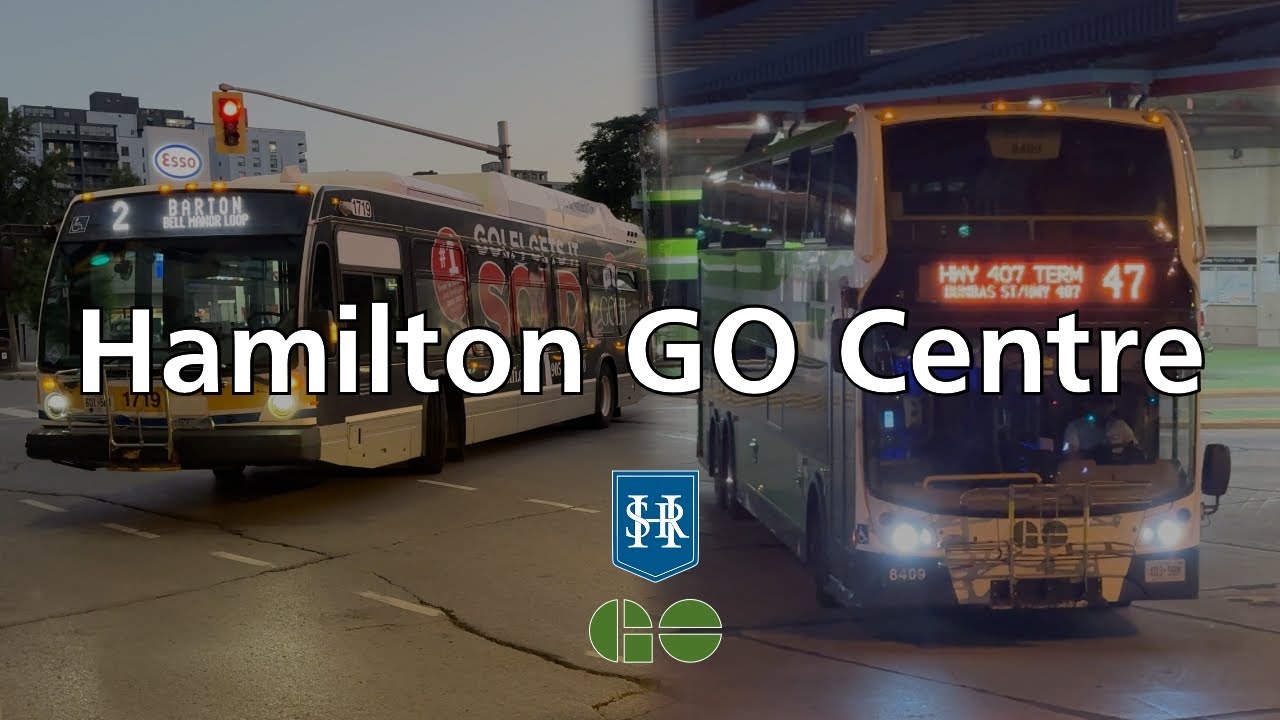 Buses at Hamilton GO Centre Station 🚌 - Featuring HSR & GO Buses - August 2025