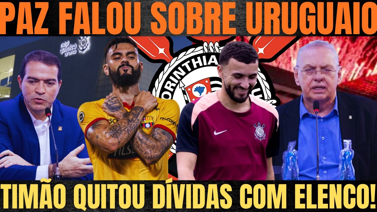 PAZ FALOU SOBRE ATACANTE URUGUAIO| MOTIVO da DEMORA PARA ANUNCIAR REFORÇO| PREMIAÇÕES PAGAS