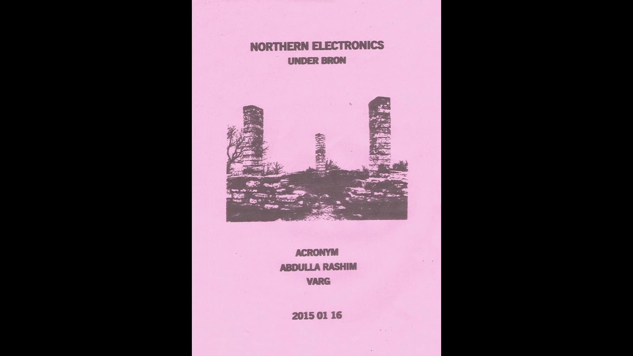 Acronym Live PA @ Under Bron, Stockholm 16/01-15