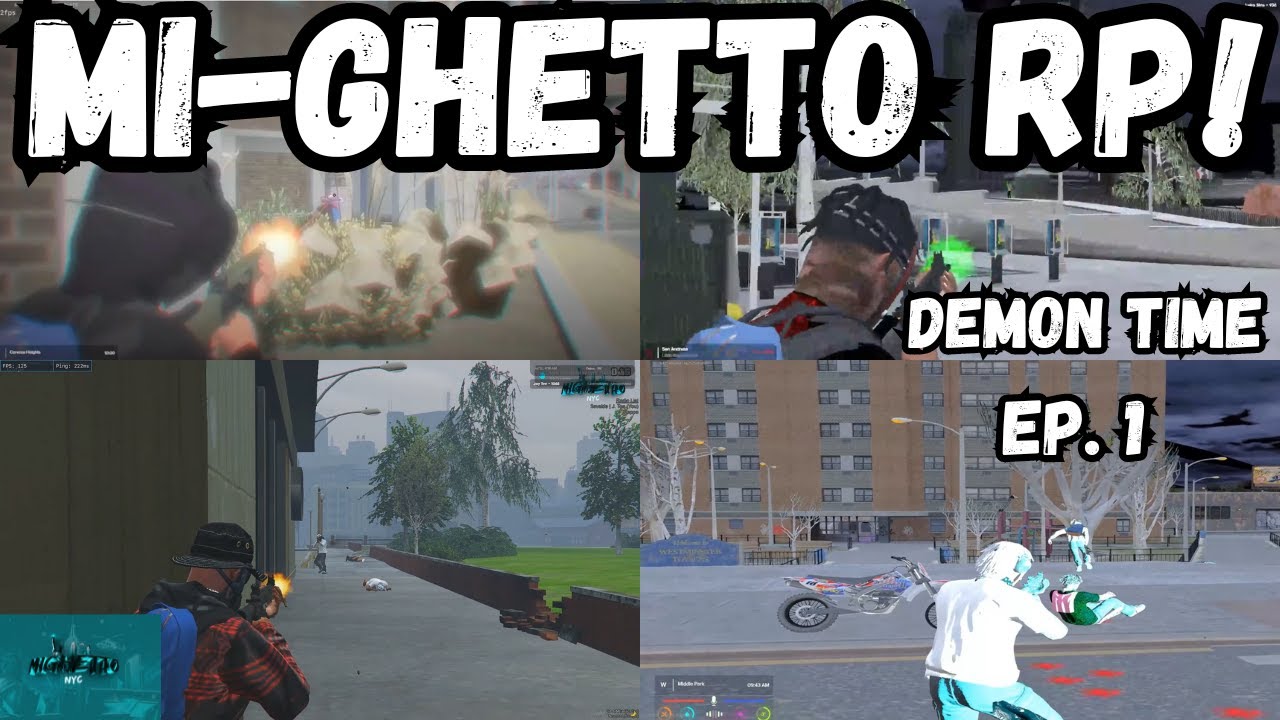 MiGhettoRP! DEMON TIME EP. 1! NONE STOP ACTION 😈😈 | GTARP | MGNYC |